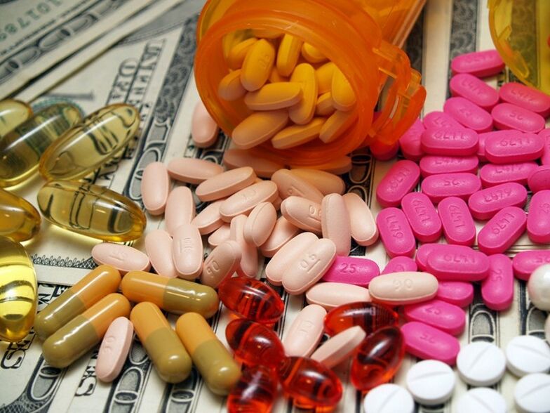 Prostatiiti ravitakse kõige sagedamini ravimitega tablettide kujul