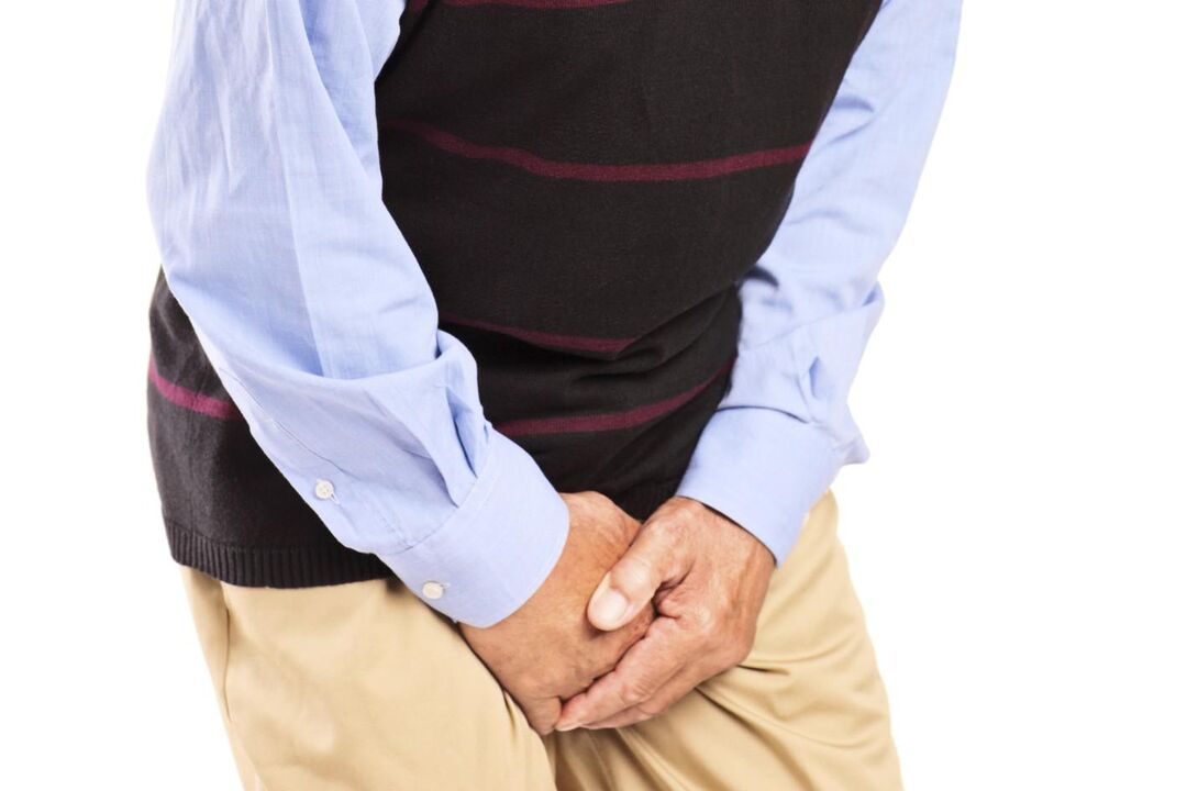 Kongestiivse prostatiidiga mehi häirib valutav või terav valu kubeme piirkonnas