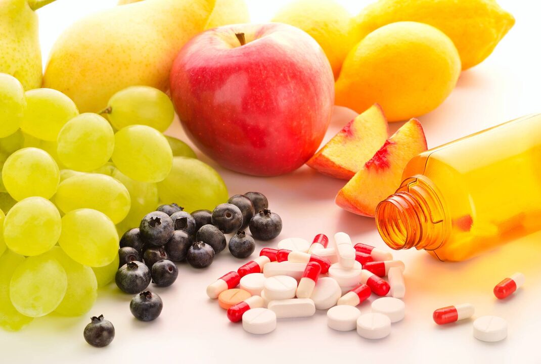 vitamiinid ja toidulisandid prostatiidi raviks